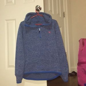 Black dog knit fleece